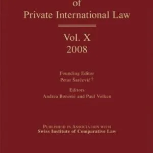 خرید و دانلود نسخه کامل کتاب Yearbook of Private International Law: Volume X, 2008