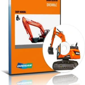 خرید و دانلود نسخه کامل کاتالوگ راهنما (شاپ منوال) بیل مکانیکی دوسان مدل DOOSAN DX300LC