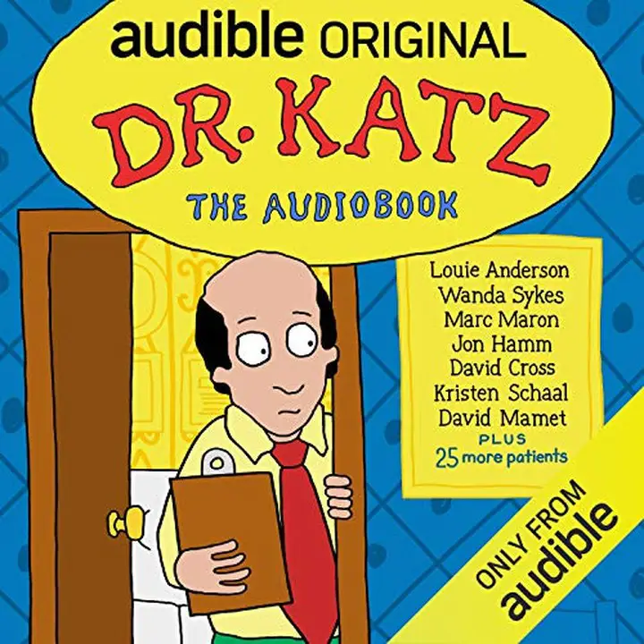 Dr. Katz: The Audiobook by Jonathan Katz_6a0c4476e048e.webp خرید و دانلود نسخه کامل کتاب صوتی انگلیسی دکتر کاتز: کتاب صوتی، اثر جاناتان کاتز Dr. Katz: The Audiobook by Jonathan Katz - تصویر 1
