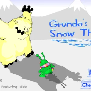 خرید و دانلود نسخه کامل بازی نوستالژی و خاطره انگیز گروندو  Grundo’s Snow Throw
