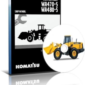 خرید و دانلود نسخه کامل کاتالوگ راهنما (شاپ منوال) لودر کوماتسو مدل WA470-5 و WA480-5