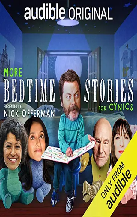 More Bedtime Stories for Cynics by Nick Offerman_6a0c4a868c15f.webp خرید و دانلود نسخه کامل کتاب صوتی انگلیسی قصههای شبِ بیشتر برای بدبینها، اثر نیک آفرمن More Bedtime Stories for Cynics by Nick Offerman - تصویر 1