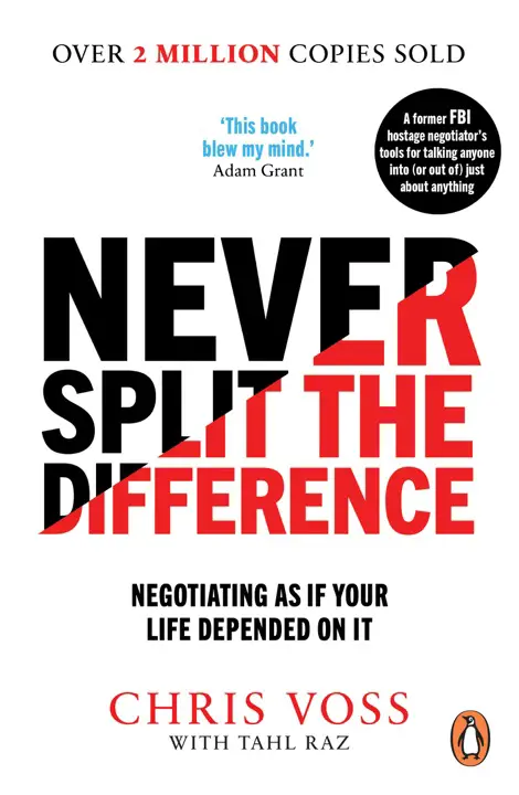 Never Split the Difference by Chris Voss_69ed9a7b499ae.webp خرید و دانلود نسخه کامل کتاب صوتی انگلیسی هرگز سازش نکنید، اثر کریس واس Never Split the Difference by Chris Voss - تصویر 1