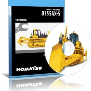 خرید و دانلود نسخه کامل کاتالوگ راهنما (شاپ منوال) بلدوزر کوماتسو مدل D155AX-5