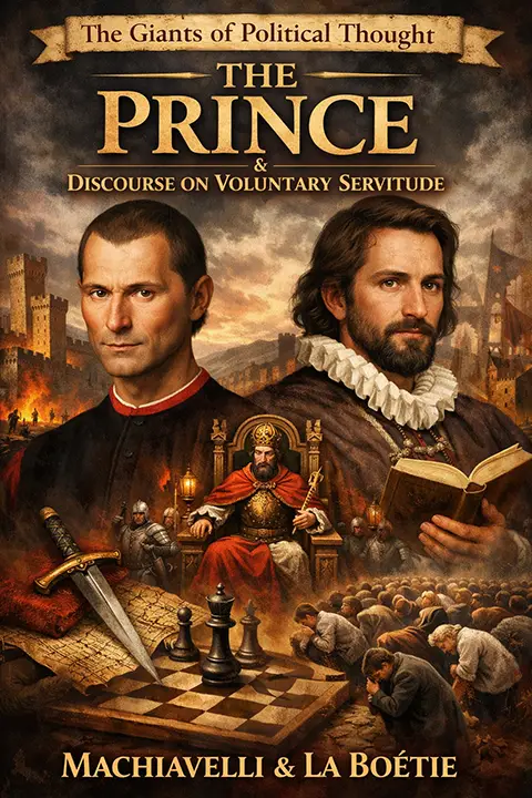The Giants of Political Thought: The Prince & Discourse on Voluntary Servitude by Machiavelli & La Boétie_6a153d97931a5.webp خرید و دانلود نسخه کامل کتاب صوتی انگلیسی شهریار و گفتار در بندگی، اثر نیکولو ماکیاولی The Giants of Political Thought: The Prince & Discourse on Voluntary Servitude by Machiavelli & La Boétie - تصویر 1