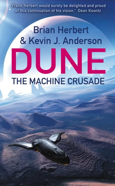 The Machine Crusade by Brian Herbert, Kevin J. Anderson_6a046ae27e0dc.jpeg خرید و دانلود نسخه کامل کتاب صوتی انگلیسی جنگ صلیبی ماشینها، اثر برایان هربرت, کوین جی. اندرسون (از مجموعهی افسانههای تلماسه, جهان تلماسه) The Machine Crusade by Brian Herbert, Kevin J. Anderson - تصویر 1