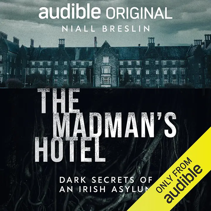 The Madman’s Hotel by Niall Breslin_6a0df6f357d47.webp خرید و دانلود نسخه کامل کتاب صوتی انگلیسی هتل دیوانگان، اثر نایل برسلین The Madman's Hotel by Niall Breslin - تصویر 1