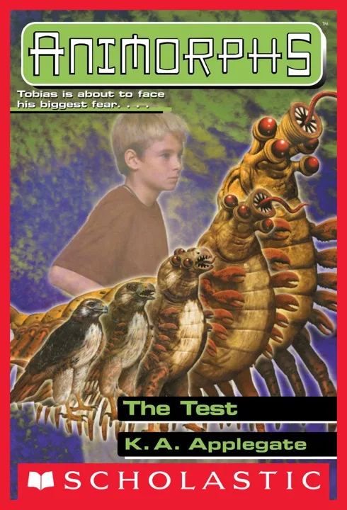 The Test by K. A. Applegate_6a075cc9eaa58.jpeg خرید و دانلود نسخه کامل کتاب صوتی انگلیسی آزمون، اثر کی. ای. اپلگیت (از مجموعهی آنیمورفها) The Test by K. A. Applegate - تصویر 1
