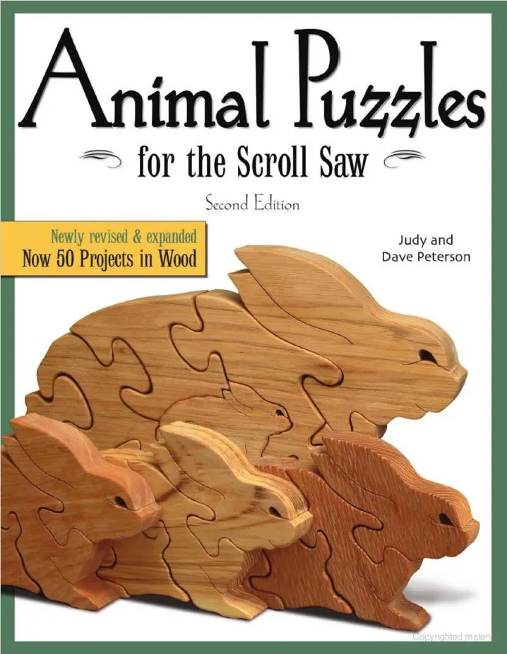 خرید و دانلود نسخه کامل کتاب Animal Puzzles for the Scroll Saw_6a92a3c1896cd.webp خرید و دانلود نسخه کامل کتاب Animal Puzzles for the Scroll Saw