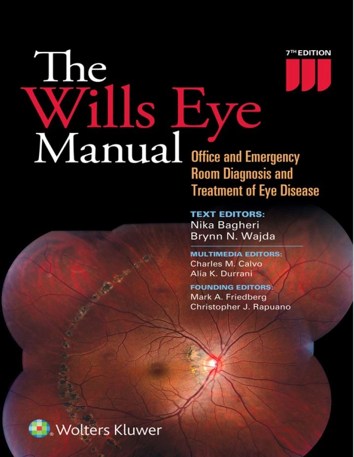 خرید و دانلود نسخه کامل کتاب The Wills Eye Manual: Office and Emergency Room Diagnosis and Treatment of Eye Disease_6a931c75bd353.webp خرید و دانلود نسخه کامل کتاب The Wills Eye Manual: Office and Emergency Room Diagnosis and Treatment of Eye Disease