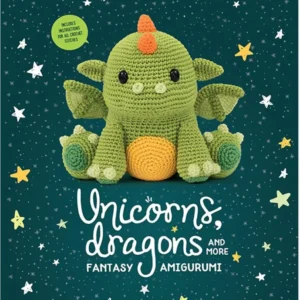 خرید و دانلود نسخه کامل کتاب Unicorns, Dragons and More Fantasy Amigurumi
