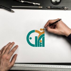 خرید و دانلود موکاپ زیبای طراحی رو کاغذ ( موکاپ اتود)