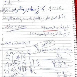 خرید و دانلود نسخه کامل کتاب کنز الصابر مغربی