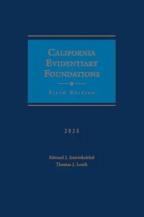 خرید و دانلود نسخه کامل کتاب زبان اصلی California Evidentiary Foundations 2025 Edition PDF | دانلود کتاب خارجی_6aaa08d310005.webp خرید و دانلود نسخه کامل کتاب زبان اصلی California Evidentiary Foundations 2025 Edition PDF | دانلود کتاب خارجی