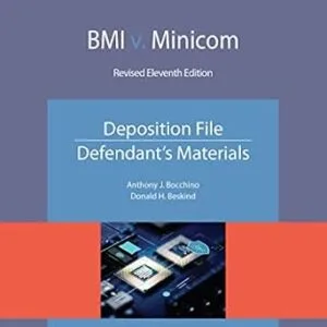 خرید و دانلود نسخه کامل کتاب زبان اصلی BMI v. Minicom, Deposition File, Defendant’s Materials (NITA) PDF | دانلود کتاب خارجی