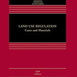 خرید و دانلود نسخه کامل کتاب زبان اصلی Land Use Regulation: Cases and Materials (Aspen Casebook Series) PDF | دانلود کتاب خارجی