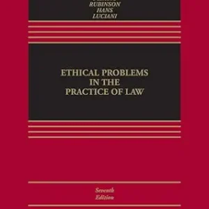 خرید و دانلود نسخه کامل کتاب زبان اصلی Ethical Problems in the Practice of Law (Aspen Casebook Series) PDF | دانلود کتاب خارجی