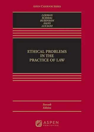 خرید و دانلود نسخه کامل کتاب زبان اصلی Ethical Problems in the Practice of Law (Aspen Casebook Series) PDF | دانلود کتاب خارجی_6ab0acba15ac2.webp خرید و دانلود نسخه کامل کتاب زبان اصلی Ethical Problems in the Practice of Law (Aspen Casebook Series) PDF | دانلود کتاب خارجی