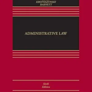 خرید و دانلود نسخه کامل کتاب زبان اصلی Administrative Law (Aspen Casebook Series) PDF | دانلود کتاب خارجی
