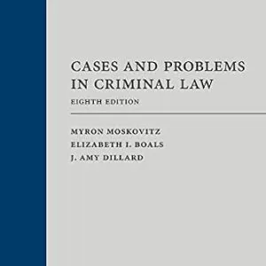 خرید و دانلود نسخه کامل کتاب زبان اصلی Cases and Problems in Criminal Law, Eighth Edition PDF | دانلود کتاب خارجی