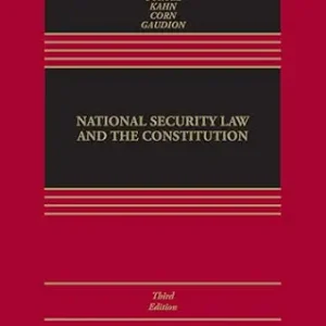 خرید و دانلود نسخه کامل کتاب زبان اصلی National Security Law and the Constitution (Aspen Casebook Series) PDF | دانلود کتاب خارجی