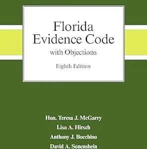 خرید و دانلود نسخه کامل کتاب زبان اصلی Florida Evidence Code with Objections (NITA) PDF | دانلود کتاب خارجی
