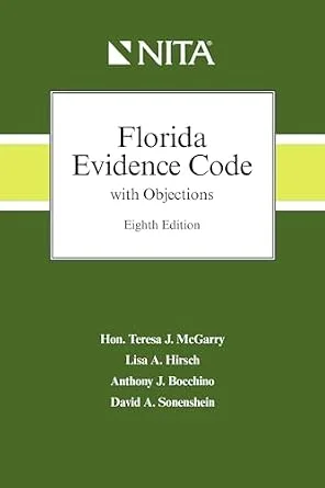 خرید و دانلود نسخه کامل کتاب زبان اصلی Florida Evidence Code with Objections (NITA) PDF | دانلود کتاب خارجی_6aa95bf66d13b.jpeg خرید و دانلود نسخه کامل کتاب زبان اصلی Florida Evidence Code with Objections (NITA) PDF | دانلود کتاب خارجی