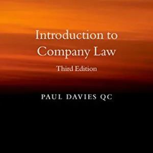 خرید و دانلود نسخه کامل کتاب زبان اصلی Introduction to Company Law (Clarendon Law Series) 3rd Edition PDF | دانلود کتاب خارجی