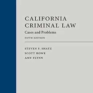 خرید و دانلود نسخه کامل کتاب زبان اصلی California Criminal Law: Cases and Problems, Fifth Edition PDF | دانلود کتاب خارجی
