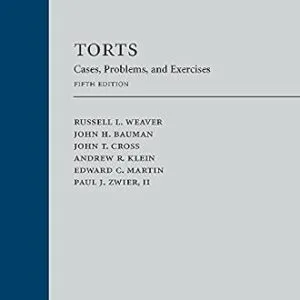 خرید و دانلود نسخه کامل کتاب زبان اصلی Torts: Cases, Problems, and Exercises, Fifth Edition PDF | دانلود کتاب خارجی