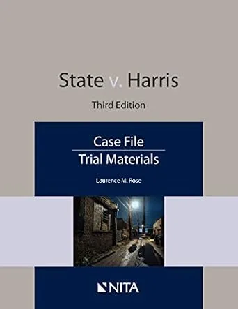 خرید و دانلود نسخه کامل کتاب زبان اصلی State v. Harris: Case File (NITA) PDF | دانلود کتاب خارجی_6aa7a79562229.jpeg خرید و دانلود نسخه کامل کتاب زبان اصلی State v. Harris: Case File (NITA) PDF | دانلود کتاب خارجی