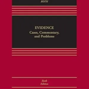 خرید و دانلود نسخه کامل کتاب زبان اصلی Evidence: Cases, Commentary, and Problems (Aspen Casebook Series) PDF | دانلود کتاب خارجی