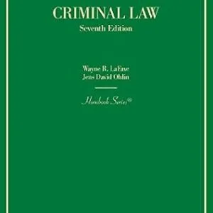 خرید و دانلود نسخه کامل کتاب زبان اصلی Criminal Law (Hornbooks) PDF | دانلود کتاب خارجی