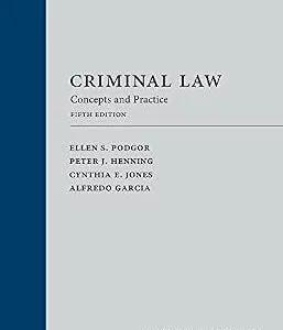 خرید و دانلود نسخه کامل کتاب زبان اصلی Criminal Law: Concepts and Practice, Fifth Edition PDF | دانلود کتاب خارجی