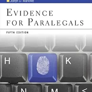 خرید و دانلود نسخه کامل کتاب زبان اصلی Evidence for Paralegals (Aspen Paralegal Series) PDF | دانلود کتاب خارجی