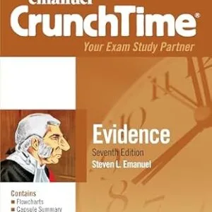 خرید و دانلود نسخه کامل کتاب زبان اصلی Emanuel CrunchTime for Evidence (Emanuel CrunchTime Series) PDF | دانلود کتاب خارجی