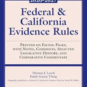 خرید و دانلود نسخه کامل کتاب زبان اصلی Federal and California Evidence Rules: 2026-2027 Edition (Supplements) PDF | دانلود کتاب خارجی