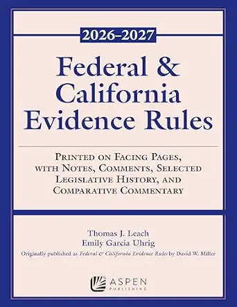 خرید و دانلود نسخه کامل کتاب زبان اصلی Federal and California Evidence Rules: 2026-2027 Edition (Supplements) PDF | دانلود کتاب خارجی_6aa85f14f1194.webp خرید و دانلود نسخه کامل کتاب زبان اصلی Federal and California Evidence Rules: 2026-2027 Edition (Supplements) PDF | دانلود کتاب خارجی