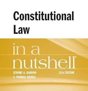 خرید و دانلود نسخه کامل کتاب زبان اصلی Constitutional Law in a Nutshell (Nutshells) PDF | دانلود کتاب خارجی