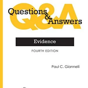 خرید و دانلود نسخه کامل کتاب زبان اصلی Questions & Answers: Evidence, Fourth Edition 4th Edition PDF | دانلود کتاب خارجی