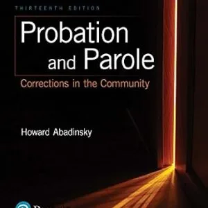 خرید و دانلود نسخه کامل کتاب زبان اصلی Probation and Parole: Corrections in the Community PDF | دانلود کتاب خارجی
