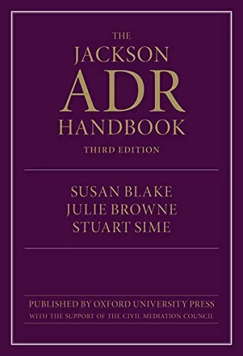 خرید و دانلود نسخه کامل کتاب زبان اصلی The Jackson ADR Handbook 3rd Edition PDF | دانلود کتاب خارجی_6a96e236e4043.jpeg خرید و دانلود نسخه کامل کتاب زبان اصلی The Jackson ADR Handbook 3rd Edition PDF | دانلود کتاب خارجی