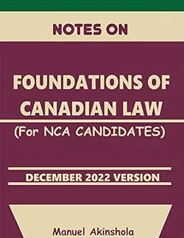 خرید و دانلود نسخه کامل کتاب زبان اصلی Foundations of Canadian Law Notes: – for NCA Students PDF | دانلود کتاب خارجی_6ab0d12de0abd.jpeg خرید و دانلود نسخه کامل کتاب زبان اصلی Foundations of Canadian Law Notes: – for NCA Students PDF | دانلود کتاب خارجی