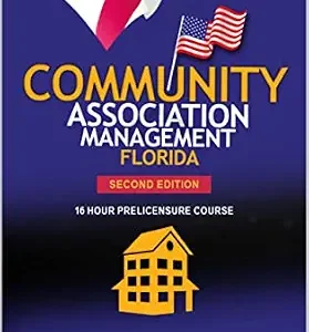 خرید و دانلود نسخه کامل کتاب زبان اصلی COMMUNITY ASSOCIATION MANAGEMENT FLORIDA: AACC ONLINE’s 16 Hour CAM Prelicensure Textbook PDF | دانلود کتاب خارجی