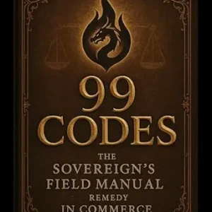 خرید و دانلود نسخه کامل کتاب زبان اصلی SOVEREIGN LAW: 99 CODES: THE SOVEREIGN’S FIELD MANUAL FOR REMEDY IN COMMERCE (The Sovereignty Law Codex Book 9) PDF | دانلود کتاب خارجی