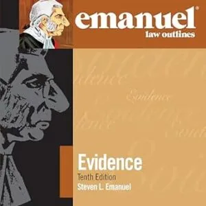 خرید و دانلود نسخه کامل کتاب زبان اصلی Emanuel Law Outlines for Evidence (Emanuel Law Outlines Series) PDF | دانلود کتاب خارجی
