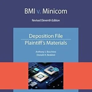 خرید و دانلود نسخه کامل کتاب زبان اصلی BMI v. Minicom, Deposition File, Plaintiff’s Materials (NITA) PDF | دانلود کتاب خارجی