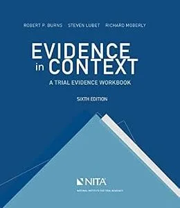 خرید و دانلود نسخه کامل کتاب زبان اصلی Evidence in Context: A Trial Evidence Workbook (NITA) PDF | دانلود کتاب خارجی