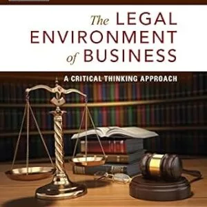 خرید و دانلود نسخه کامل کتاب زبان اصلی Legal Environment of Business, The: A Critical Thinking Approach PDF | دانلود کتاب خارجی