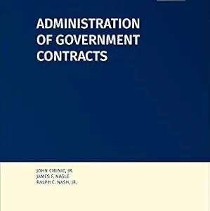 خرید و دانلود نسخه کامل کتاب زبان اصلی Administration of Government Contracts PDF | دانلود کتاب خارجی